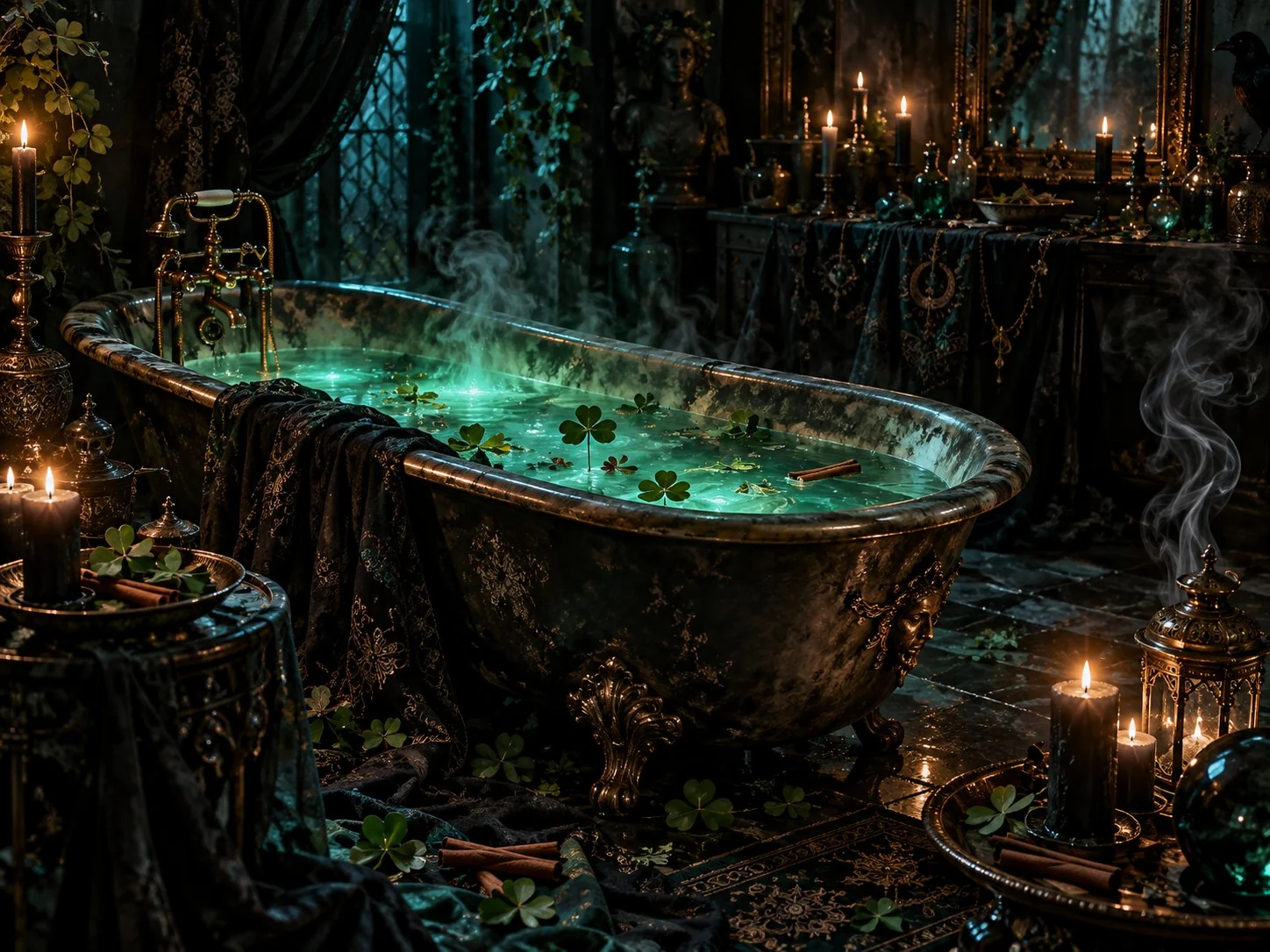 Cinnamon and Clover Luck Bath