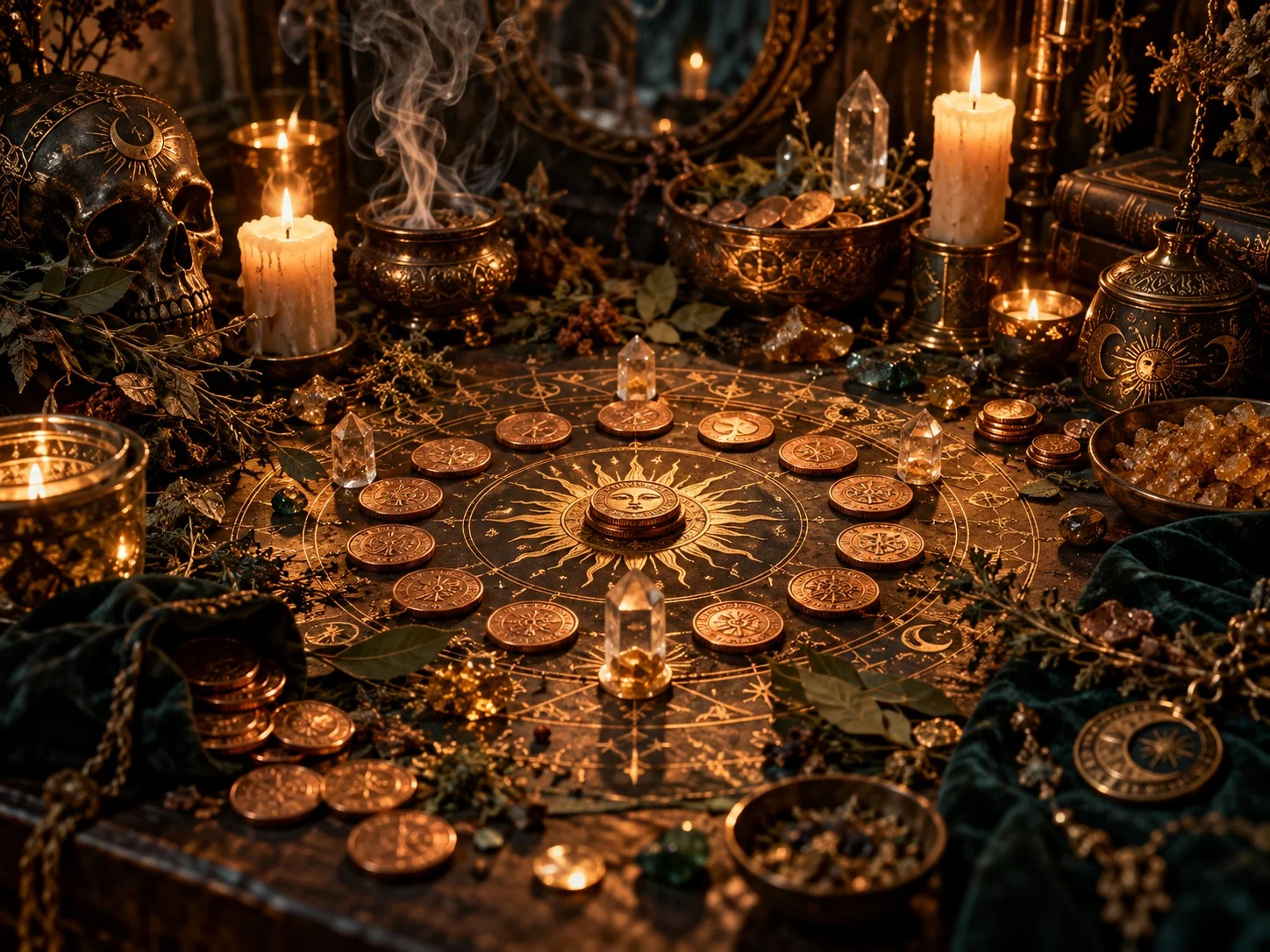 Copper Coin Charging Ritual