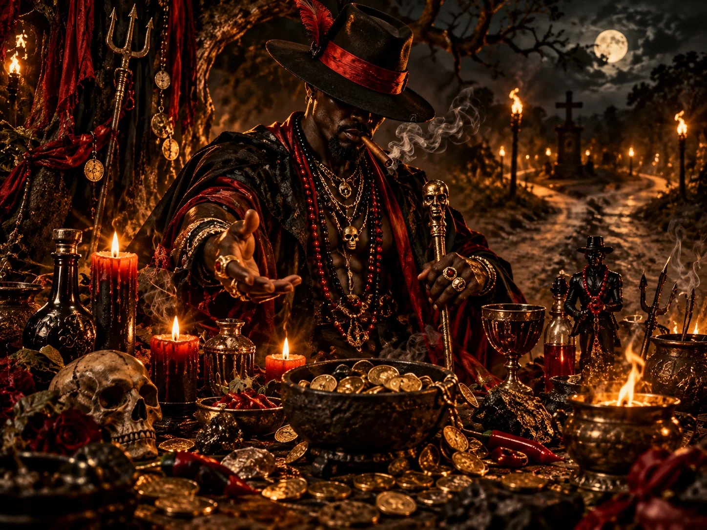 Exu Wealth Crossroads Ritual