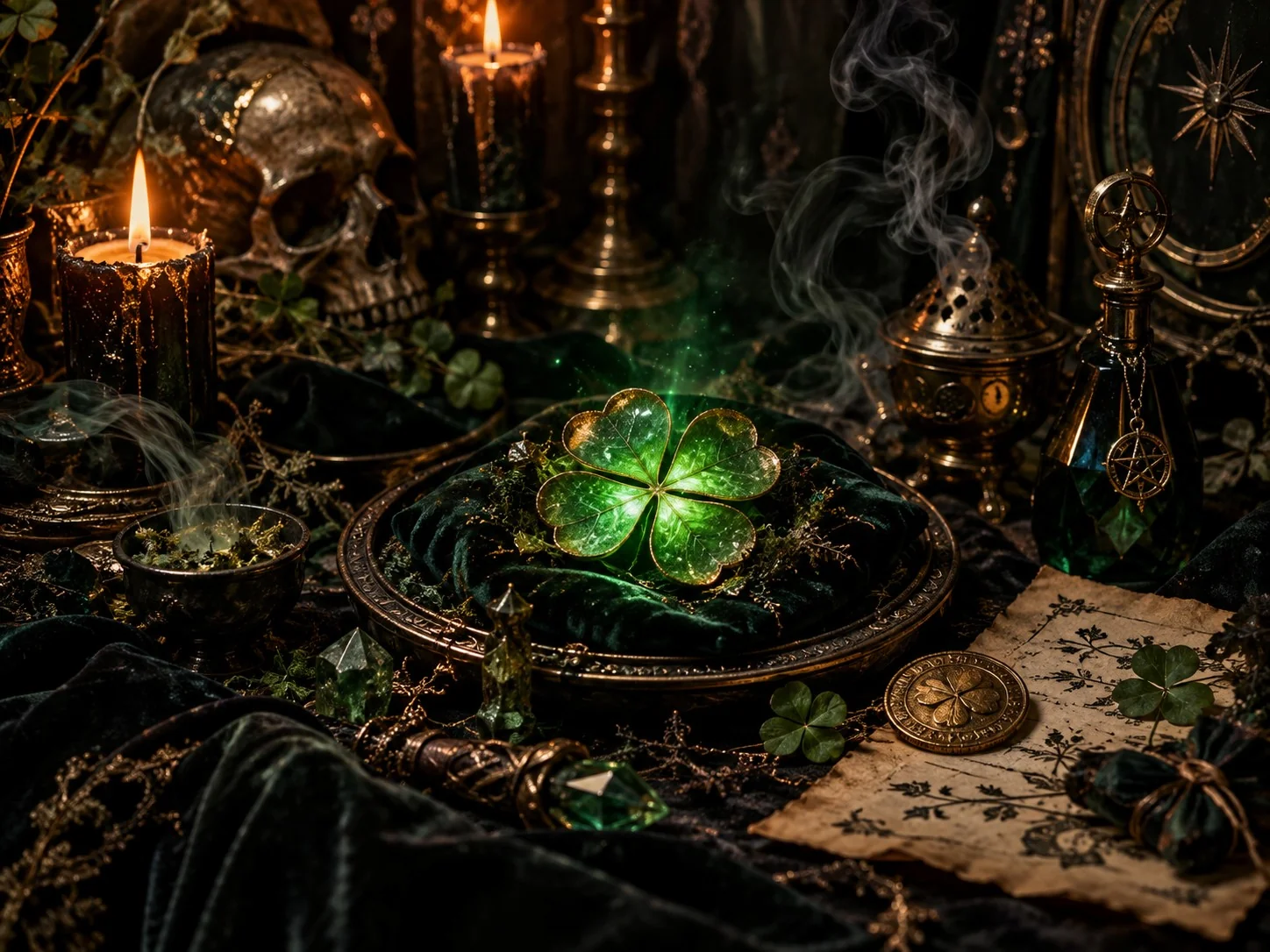 Four Leaf Clover Luck Ritual