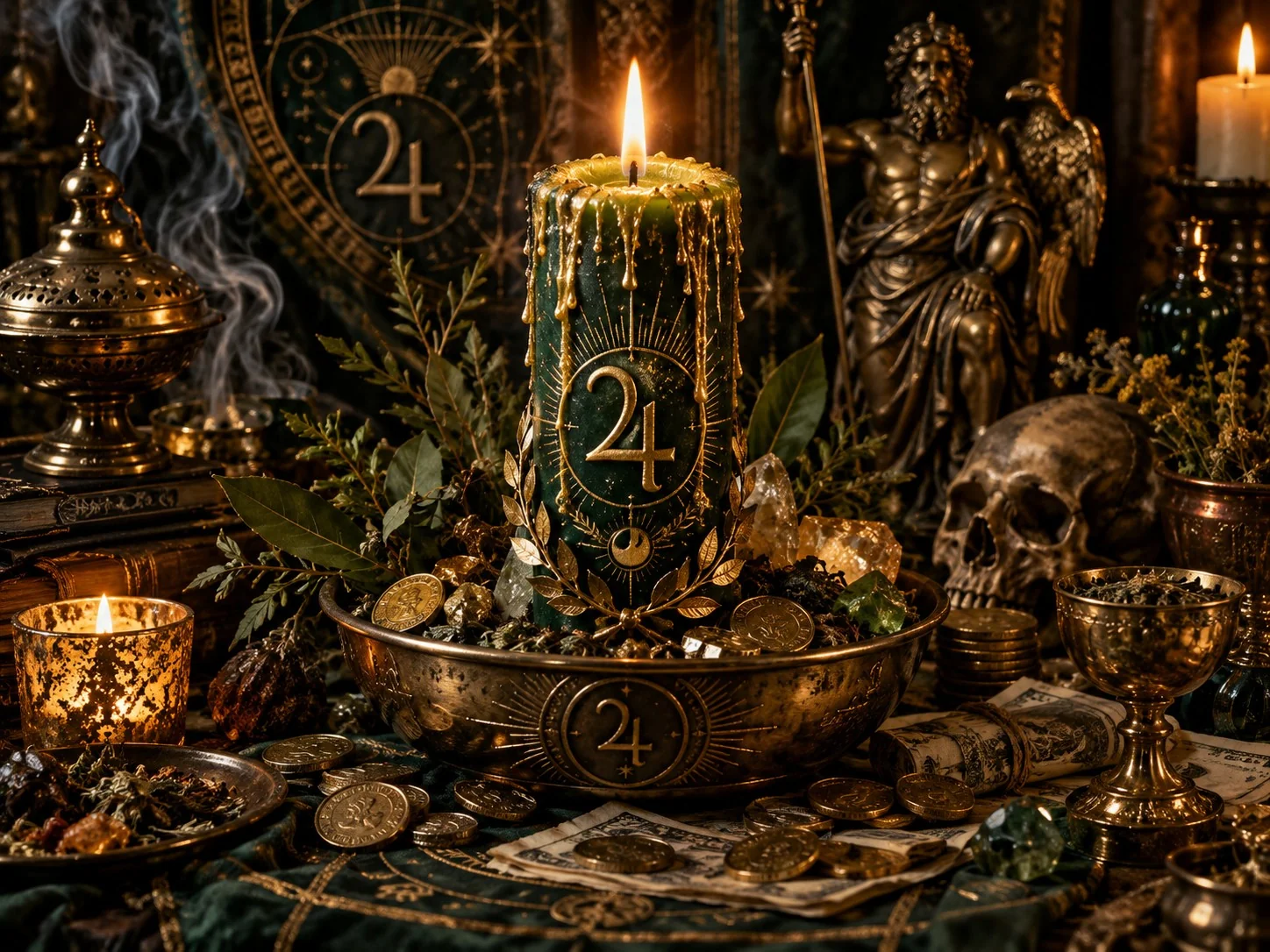 Jupiter Money Candle