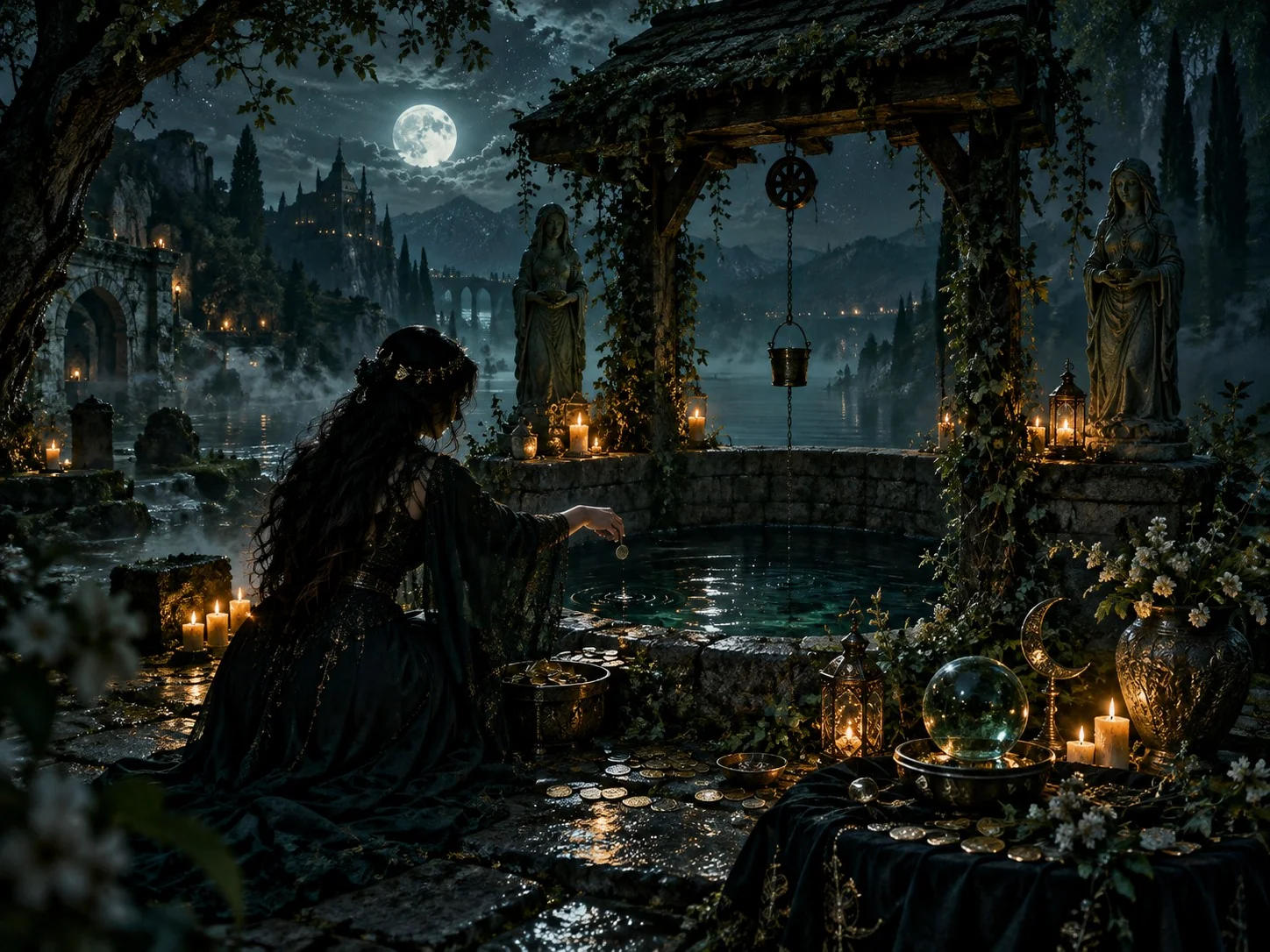 Wishing Well Coin Ritual
