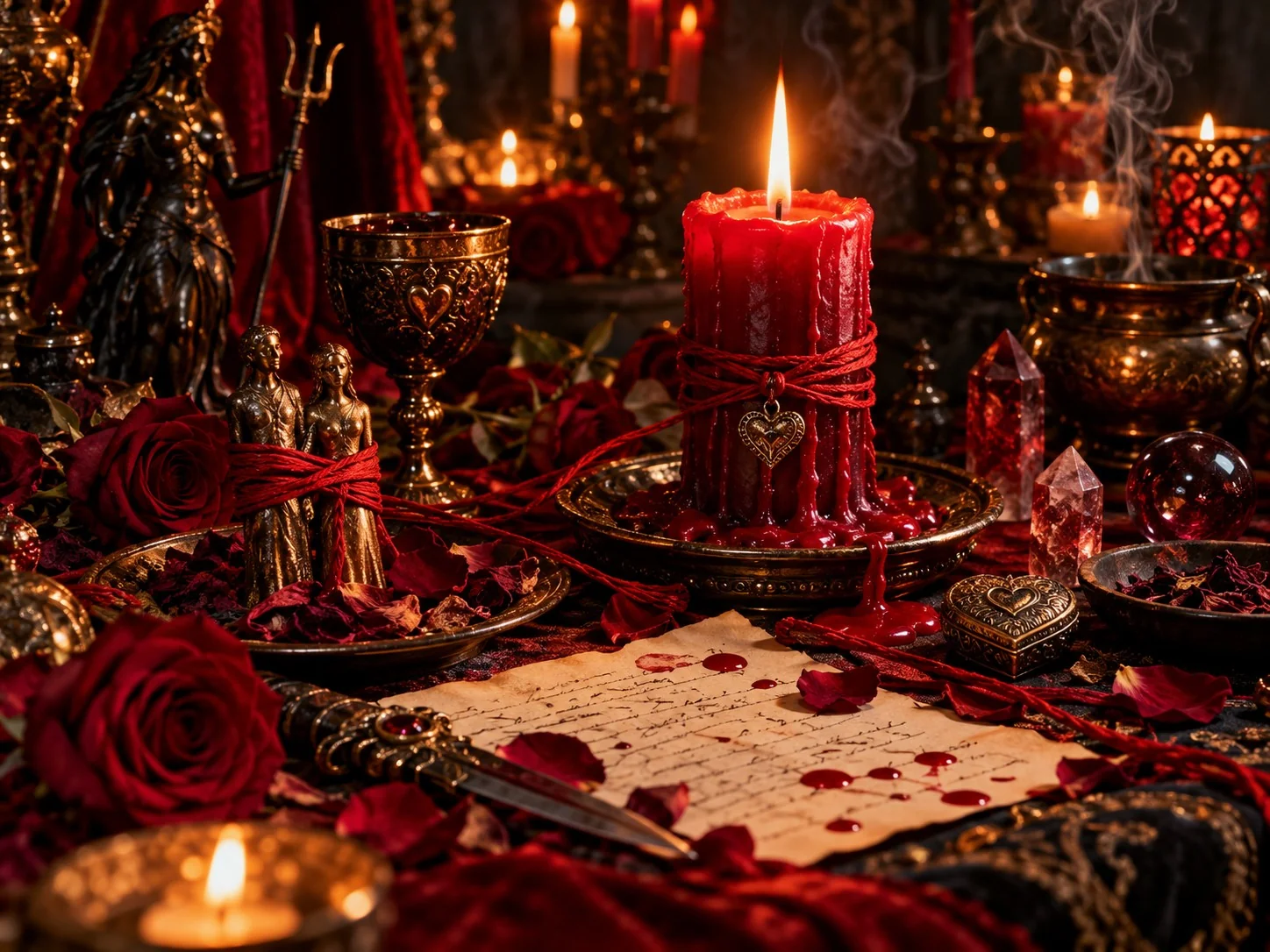 Red Candle Binding
